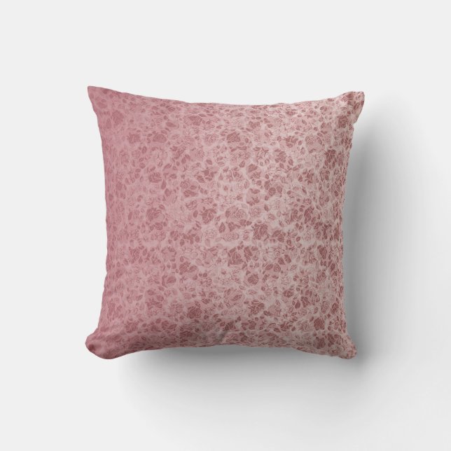 Coussin Pink flowers degraded (Recto)