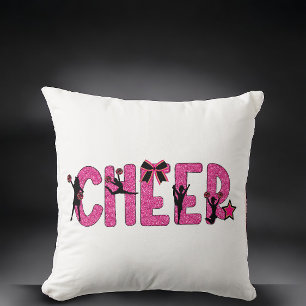 Coussin Pink Glitter Cheerleader Cheerleader Cheer