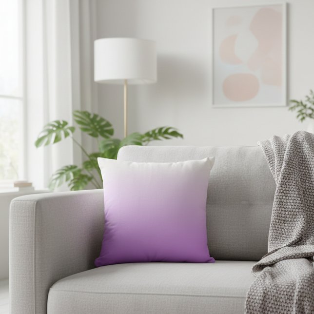 Coussin Pink ombre cushion modern, decorative cushion (Créateur téléchargé)