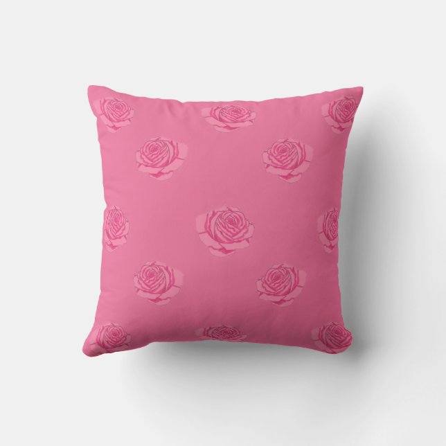 Coussin Pink roses (Verso)