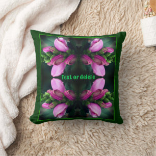 Coussin Pink Turtlehead Flower Close Up Personnalisé