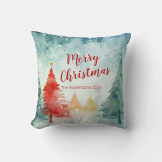 Coussin Pins colorés Joyeux Noël