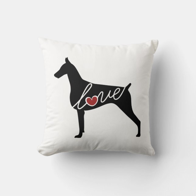 Coussin Pinscher de dobermann (Recto)