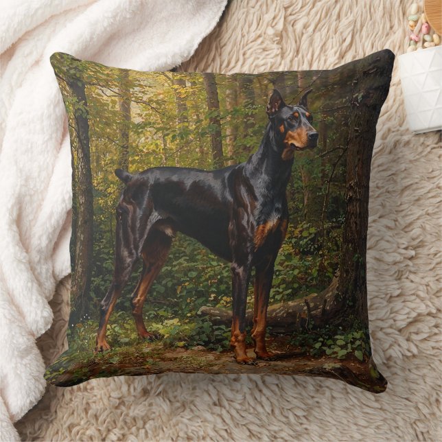 Coussin Pinscher Doberman (Couverture)