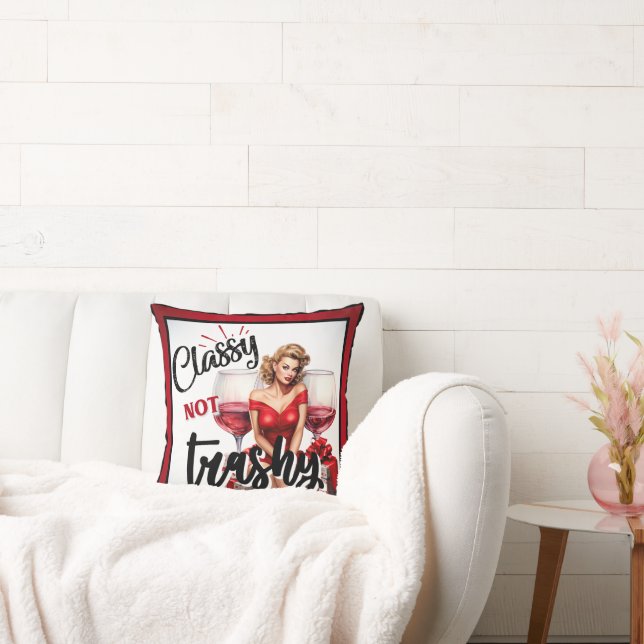 Coussin Pinup Élégante pas Ringarde (Canapé)