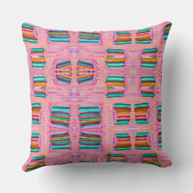 Coussin Pique-nique rose (Verso)