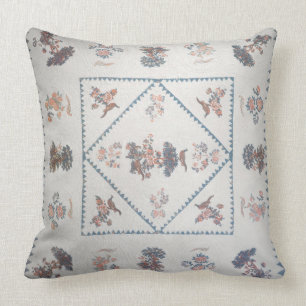 Coussin Piquez dans la "broderie Perse", c.1800 (appliqué,