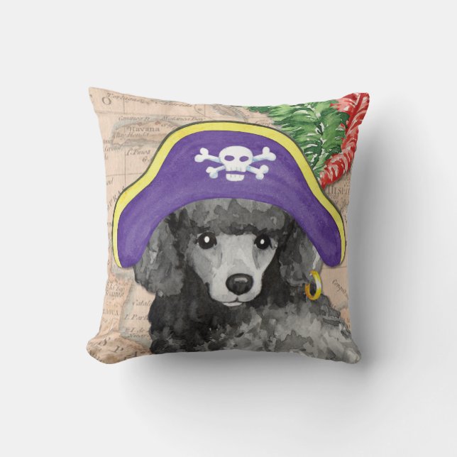 Coussin Pirate de caniche miniature (Recto)