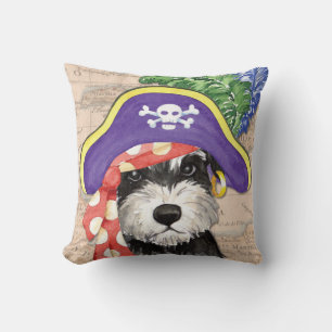 Coussin Pirate de Schnauzer miniature
