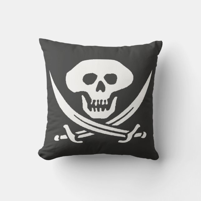 Coussin Pirate Jolly roger (Recto)