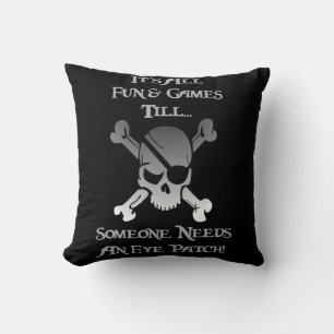 Coussin Pirate Pirate et Citation à deux côtés