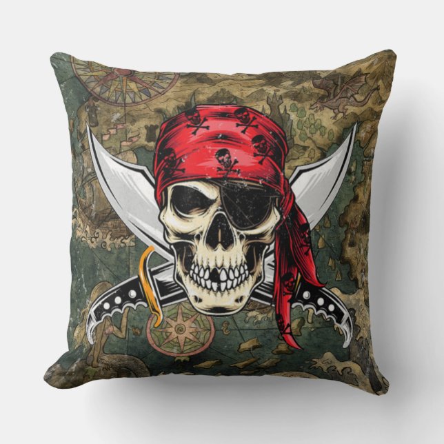 Coussin pirate pour enfants (Recto)