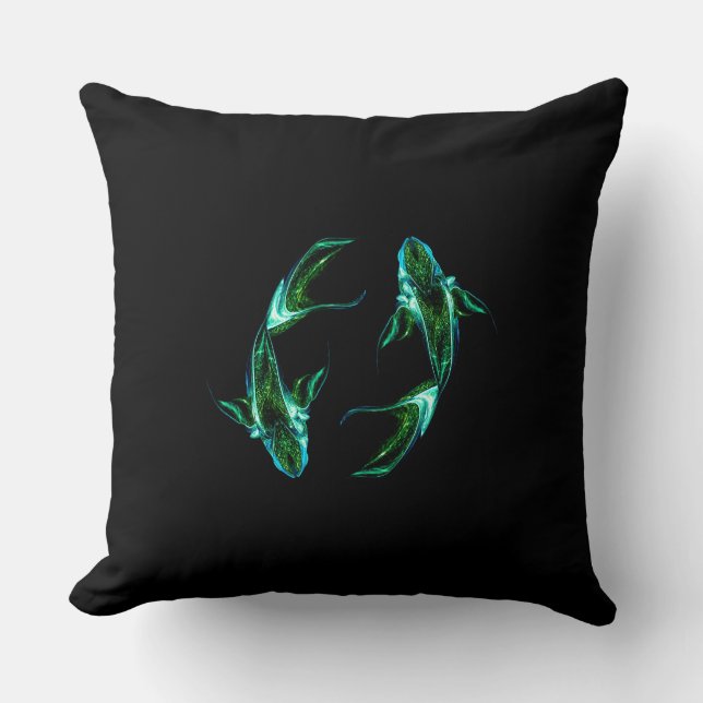 Coussin Pisces – The Dream Tide (Recto)