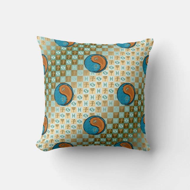 Coussin Pisces & Wood Rat  (Recto)