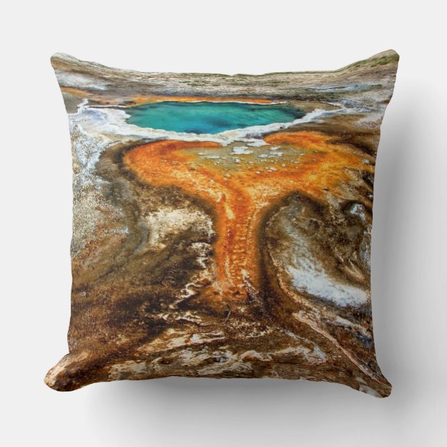 Coussin Piscine de courant ascendant de Yellowstone (Recto)