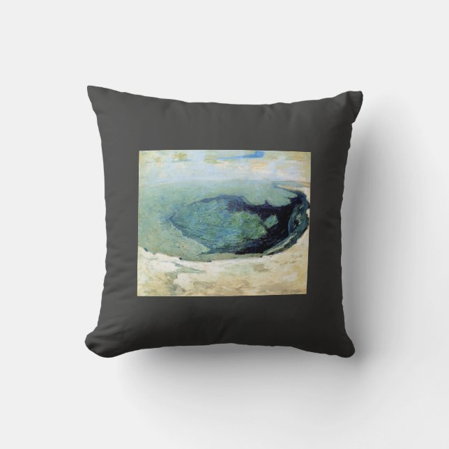 Coussin Piscine verte 2 de John Henry Twachtman- (Recto)