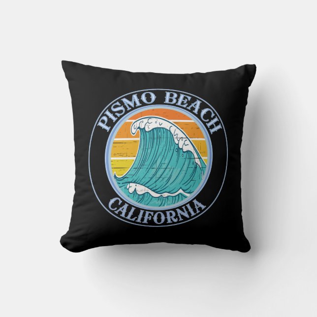 Coussin Pismo Beach Californie (Recto)