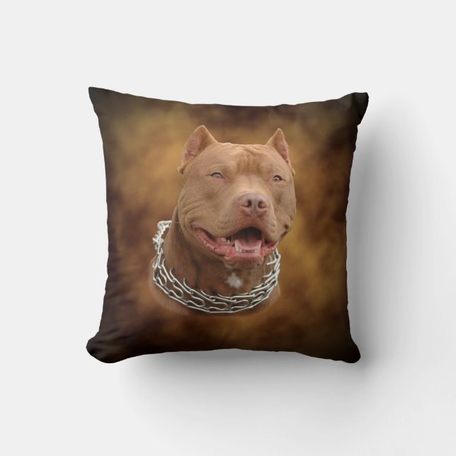 Coussin Pitbull (Recto)