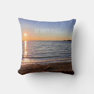 Coussin Pittoresque Beach Sunset Photo