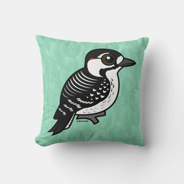 Coussin Pivert Rouge-cockaded de Birdorable (Recto)