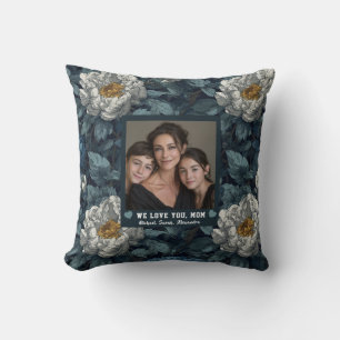 Coussin Pivoines Meilleure Maman Condo Décor Côté Mer