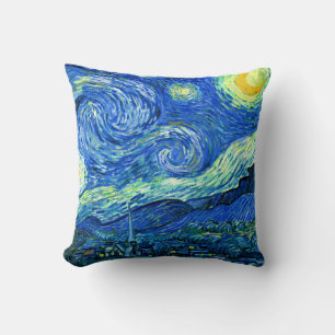 Coussin Pix-Dezines van gogh nuit étoilée