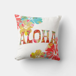 Coussin PixDezines Aloha Hibiscus DO-IT-YOURSELF Arrière -