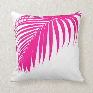 Coussin PixDezines cadres Palm/Rose/Blanc