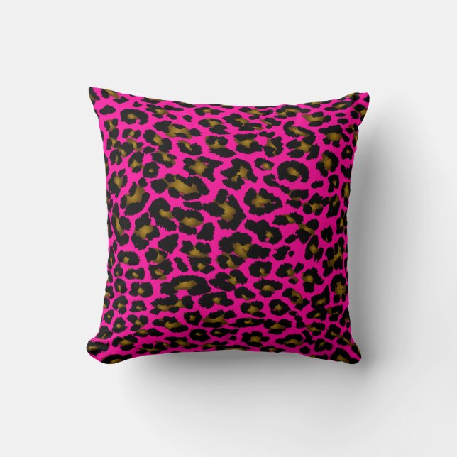 Coussin PixDezines cheetah do-it-yourself couleurs arrière (Recto)