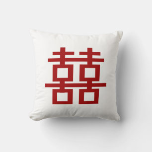 Coussin PixDezines do-it-yourself arrière - plan/rouge dou