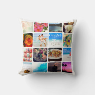 Coussin PixDezines do-it-yourself Instagram Collage Photos