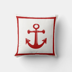 Coussin PixDezines nautique/do-it-yourself couleur/ancre