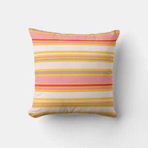 Coussin PixDezines rayures/do-it-yourself couleur