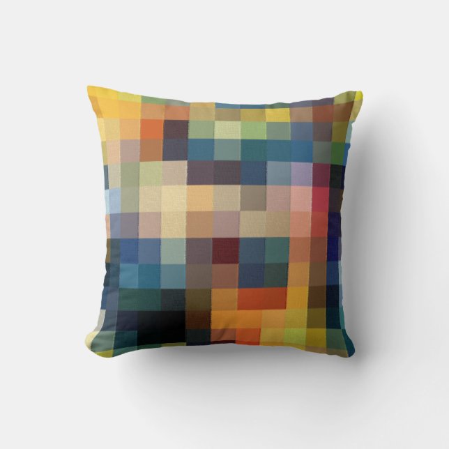 Coussin Pixels patchwork (Recto)