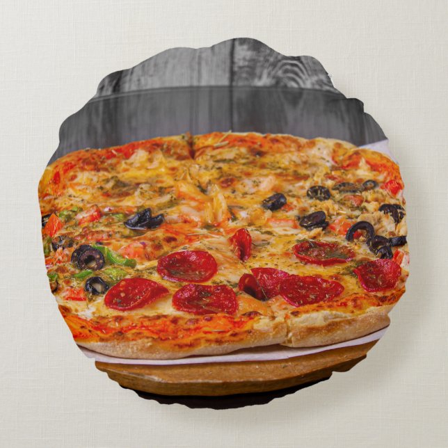 coussin pizza (Dos)