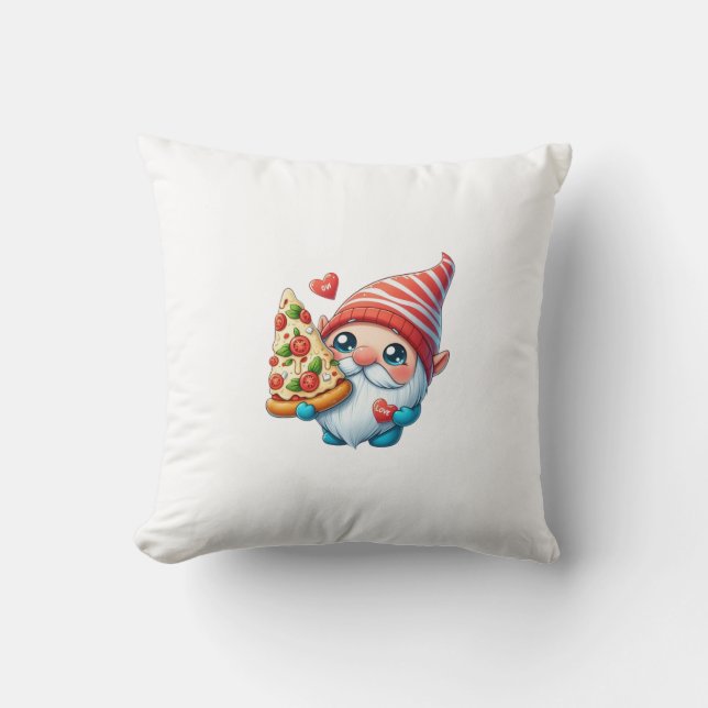 Coussin Pizza Gnome Delight (Recto)