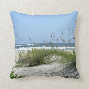 Coussin Plage au réversible d'Ocracoke