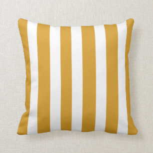 Coussin Plage côtière de moutarde foncée Jaune Blanc 2 Gri