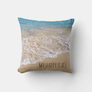 Coussin plage de Bahama d'océan avec de l'eau turquoise