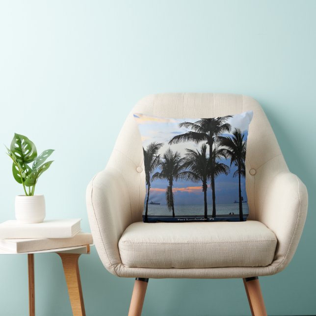 Coussin Plage de Fort Lauderdale, Floride (Chaise)