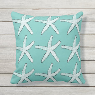 Coussin Plage de Motif d'étoiles de mer Côte Turquoise N