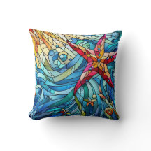 Plage de Starfish Seashell Côte en verre tendu