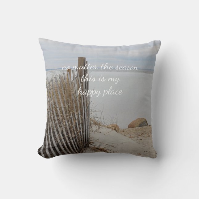 Coussin Plage d'océan sur Cape Cod (Recto)