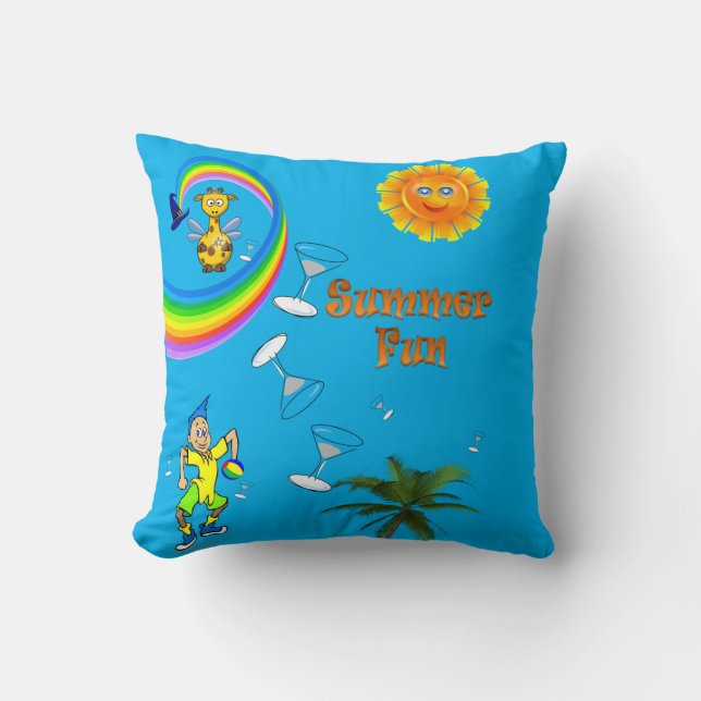 Coussin Plage d'Pillow Fun (Recto)