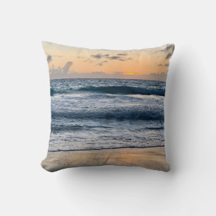 Coussin plage du lever de soleil à Hawaï