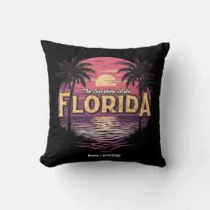 Coussin Plage Florida Au Coucher Du Soleil Surplombant L'O