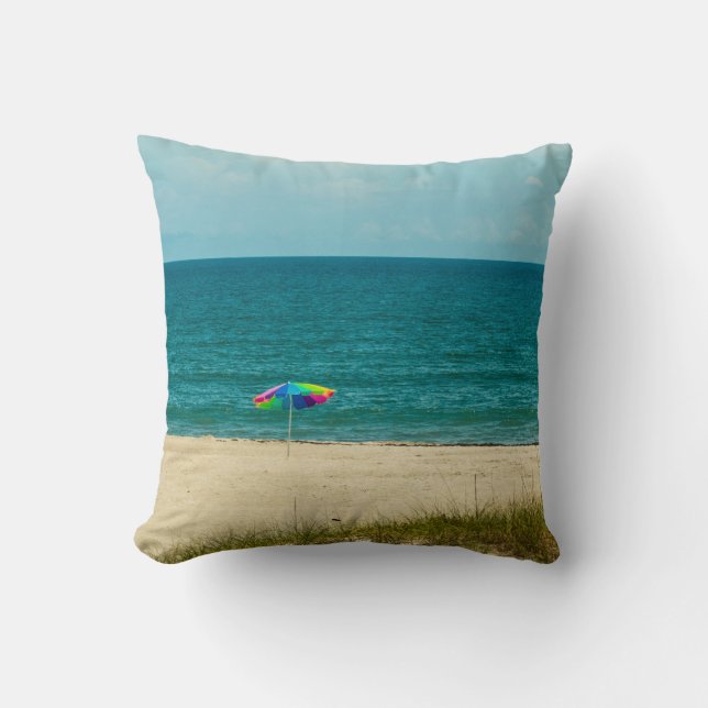 Coussin Plage Jeter l'oreiller par voile caché (Recto)