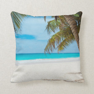 Coussin Plage Paradis Tropical