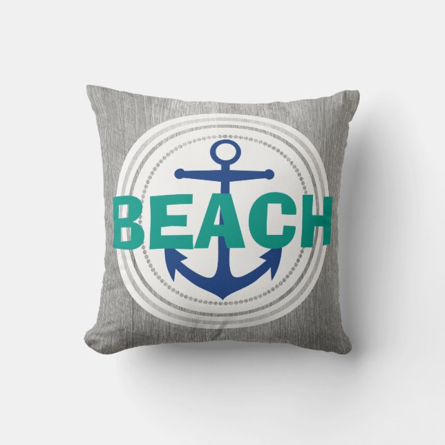 Coussin Plage Sailor Nautique (Recto)