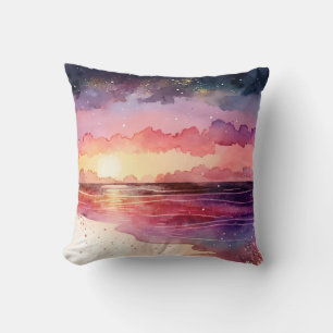 Coussin Plage Sunset